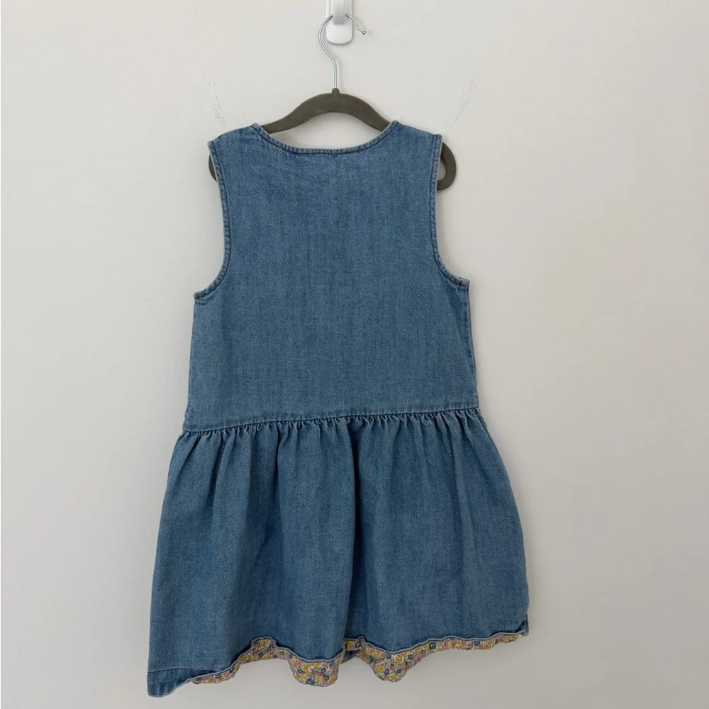 Mini Boden Pinny Nonstretch Denim Shirtdress, Size 7-8Y